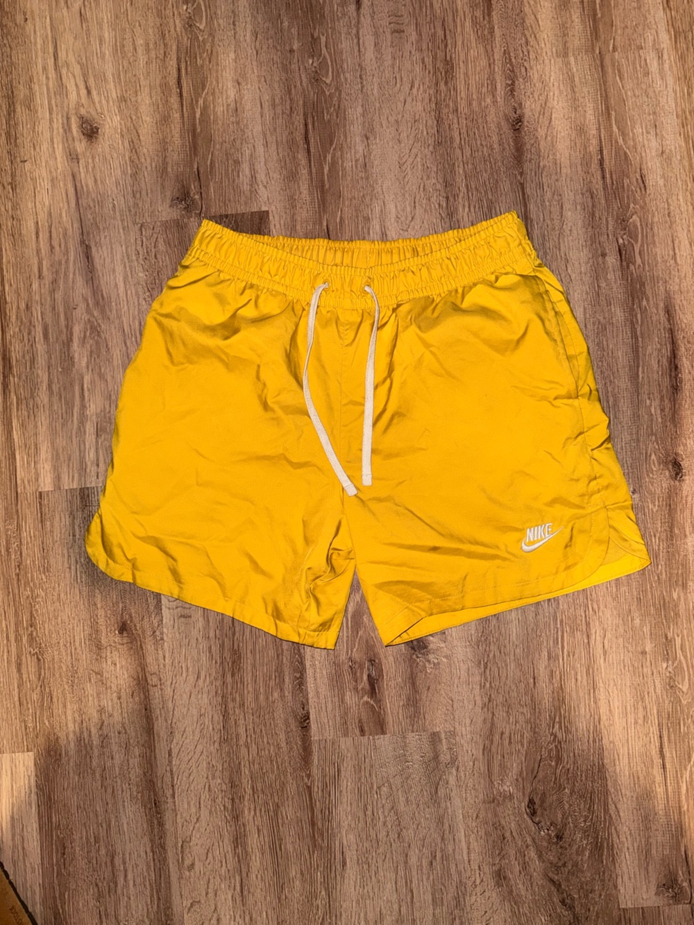 Nike Men’s Bright Yellow Athletic Shorts